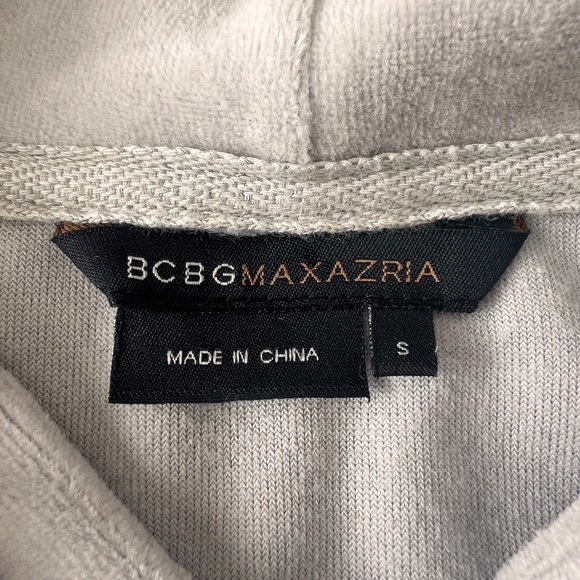 BCBGMaxAzria Velour Tracksuit Light Gray S - Picture 14 of 15